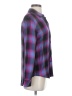Rails 100% Rayon Plaid Purple Long Sleeve Button-Down Shirt Size S - photo 4