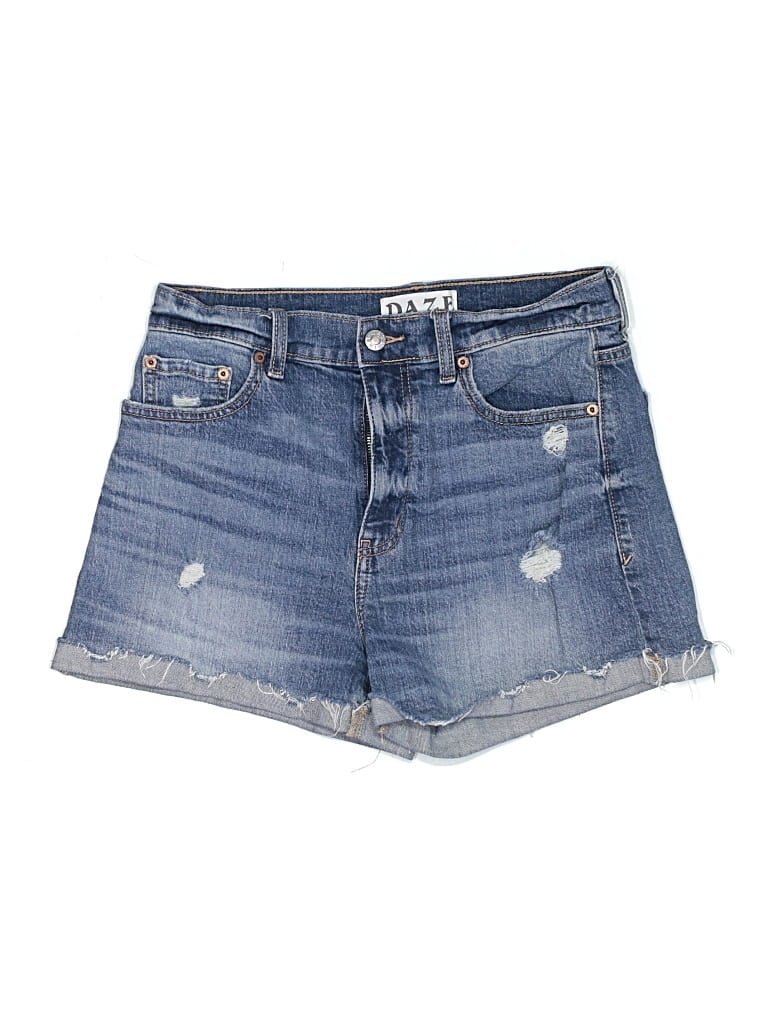 Pre-owned Daze Denim Shorts In Blue