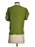 Assorted Brands 100% Polyester Green Short Sleeve Blouse Size S - photo 2