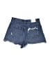 Express 100% Cotton Blue Denim Shorts Size 8 - photo 2