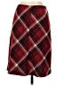 Exact Change Plaid Red Casual Skirt Size 5 - photo 2