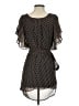 Profile 100% Polyester Polka Dots Black Casual Dress Size S - photo 2