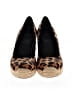 J.Crew Animal Print Brown Wedges Size 7 - photo 2