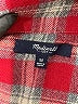 Madewell Plaid Red Long Sleeve Button-Down Shirt Size M - photo 7