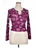 rue21 Burgundy Long Sleeve Top Size XL - photo 1
