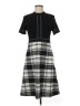 Homeyee Argyle Black Casual Dress Size 8 - photo 1