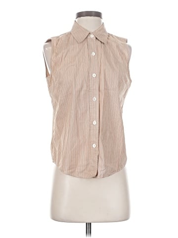 DKNY Sleeveless Button-Down Shirt (view 1)