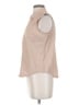 DKNY 100% Cotton Stripes Tan Sleeveless Button-Down Shirt Size 2 (petite) - photo 5