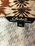 Charlie 100% Polyester Print Brown Long Sleeve Blouse Size L - photo 7