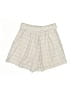 Pull&Bear Plaid Ivory Shorts Size M - photo 2
