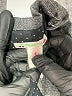 Bonpoint Chevron-herringbone Gray Coat Size 6 - photo 3