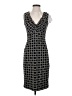 David Meister 100% Polyester Graphic Black Cocktail Dress Size 4 - photo 1