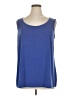 Catherines Blue Sleeveless T-Shirt Size 0X - photo 1