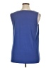 Catherines Blue Sleeveless T-Shirt Size 0X - photo 2