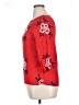 Kindred 100% Polyester Red 3/4 Sleeve Blouse Size XL Petite - photo 5