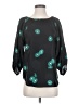 Ann Taylor 100% Polyester Black 3/4 Sleeve Blouse Size XS - photo 1