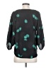 Ann Taylor 100% Polyester Black 3/4 Sleeve Blouse Size XS - photo 2