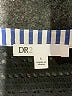 DR2 100% Rayon Stripes Blue Long Sleeve Blouse Size L - photo 7
