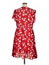 Talbots Print Red Casual Dress Size 16 Petite - photo 2