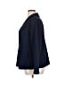 Wilfred 100% Polyester Blue Black Blazer Size 16 - photo 5