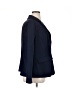 Wilfred 100% Polyester Blue Black Blazer Size 16 - photo 4