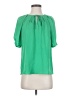 Ann Taylor Green Short Sleeve Blouse Size XS - photo 1