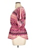 Weavers Pink Short Sleeve Blouse Size XL - photo 5