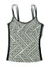 Splash Houndstooth Gray Swimsuit Top Size M - photo 1