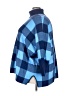 Alfani Checkered-gingham Blue Poncho Size 3X - photo 5