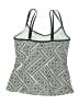 Splash Houndstooth Gray Swimsuit Top Size M - photo 2