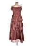 Lulus 100% Polyester Brown Cocktail Dress Size L - photo 1