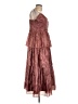 Lulus 100% Polyester Brown Cocktail Dress Size L - photo 4