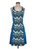 Soybu Chevron-herringbone Blue Cocktail Dress Size XS - photo 1