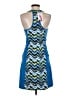 Soybu Chevron-herringbone Blue Cocktail Dress Size XS - photo 2