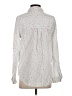 BeachLunchLounge Polka Dots White Long Sleeve Button-Down Shirt Size S - photo 2