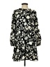 MSK 100% Polyester Print Black Casual Dress Size S - photo 1