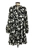 MSK 100% Polyester Print Black Casual Dress Size S - photo 2