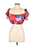 Unbranded Red Short Sleeve Top Size L - photo 1