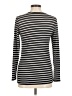 Always Stripes Gray Long Sleeve T-Shirt Size M - photo 2