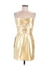 Unbranded Metallic Gold Cocktail Dress Size 6 - photo 1
