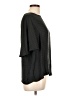 A New Day 100% Polyester Black Short Sleeve Blouse Size L - photo 4