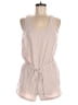 Drew 100% Cotton Solid Tan Romper Size M - photo 1