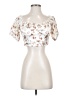 Forever 21 White Short Sleeve Blouse Size S - photo 1