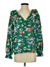 Ann Taylor LOFT Green Long Sleeve Blouse Size S - photo 1