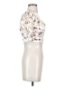 Forever 21 White Short Sleeve Blouse Size S - photo 4