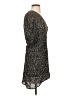 ALLSAINTS Animal Print Gray Cocktail Dress Size 0 - photo 4