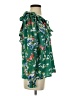 Ann Taylor LOFT Green Long Sleeve Blouse Size S - photo 4