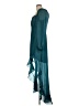 FLORET STUDIOS 100% Polyester Solid Teal Cocktail Dress Size L - photo 5