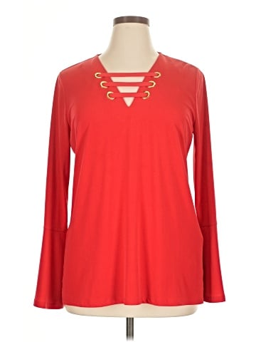 MICHAEL Michael Kors Long Sleeve Blouse (view 1)