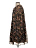 Ann Taylor LOFT 100% Polyester Floral Black Casual Dress Size S - photo 5
